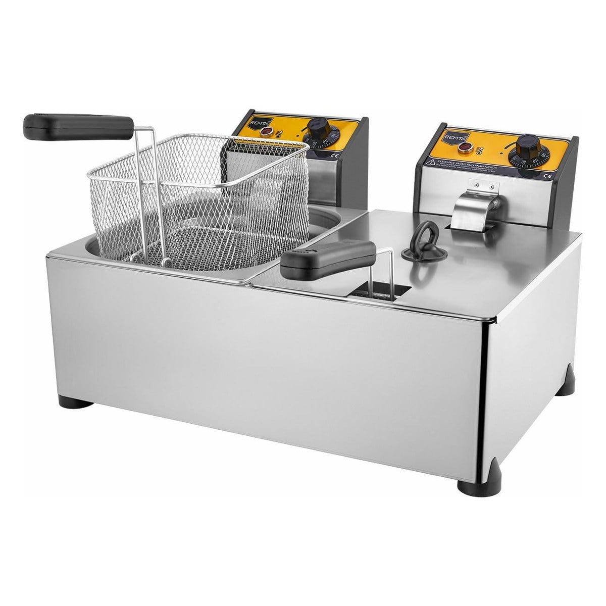 Remta R93 5+5 lt Elektrikli Fritöz-ELEKTRİKLİ FRİTÖZLER - Demasan
