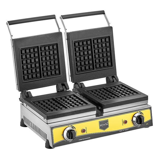 Remta W14 Çiftli Kare Model Waffle Makinesi Elektrikli-WAFFLE PİŞİRİCİLER - Demasan
