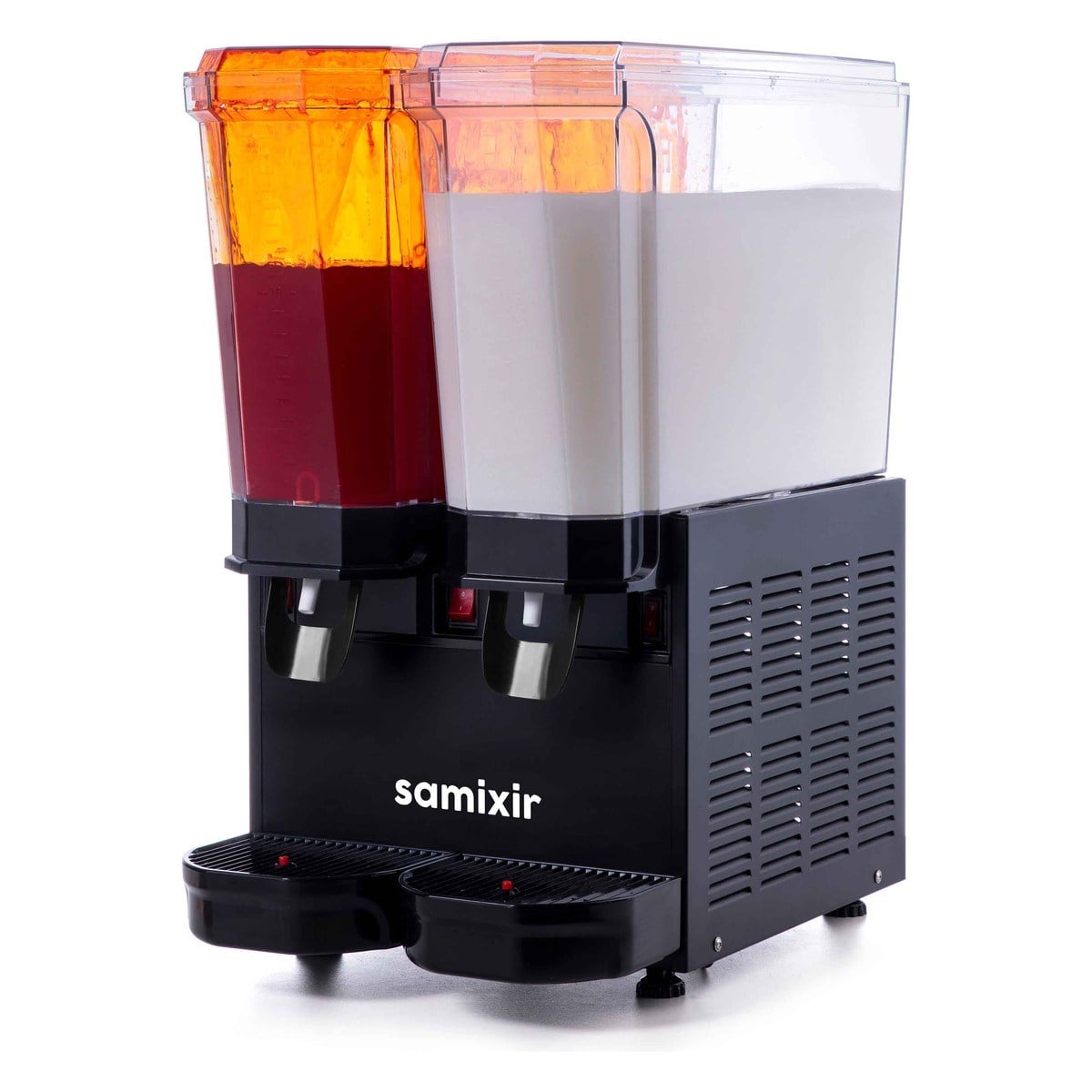 Samixir 40.SMB Klasik Twin Fıskiyeli + Karıştırıcılı Soğuk İçecek Dispenseri, 20+20 Lt, Siyah-LİMONATA&ŞERBET&MEYVE SUYU SOĞUTUCULARI - Demasan
