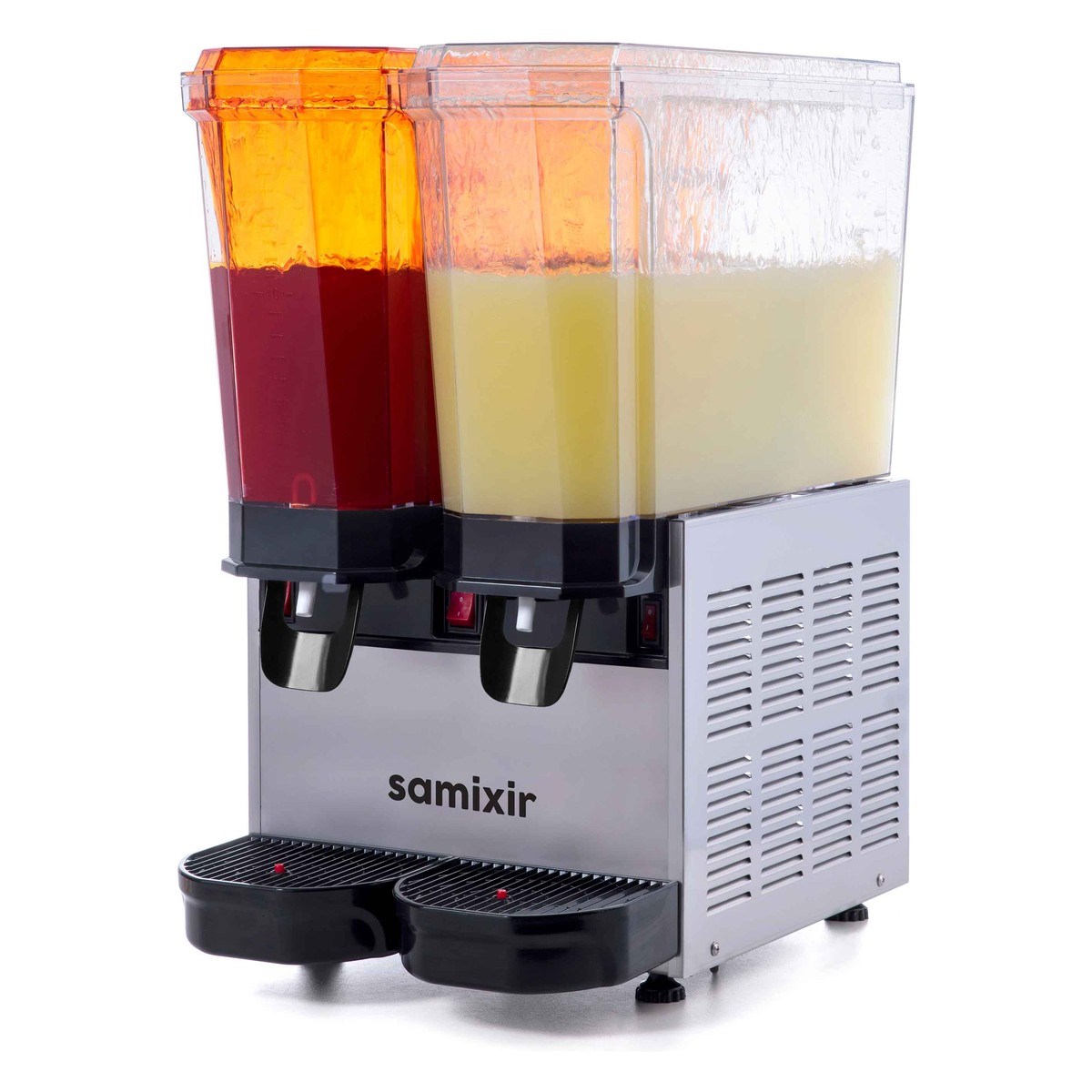 Samixir 40.SSI Klasik Twin Fıskiyeli Soğuk İçecek Dispenseri, 20+20 Lt, Inox-LİMONATA&ŞERBET&MEYVE SUYU SOĞUTUCULARI - Demasan
