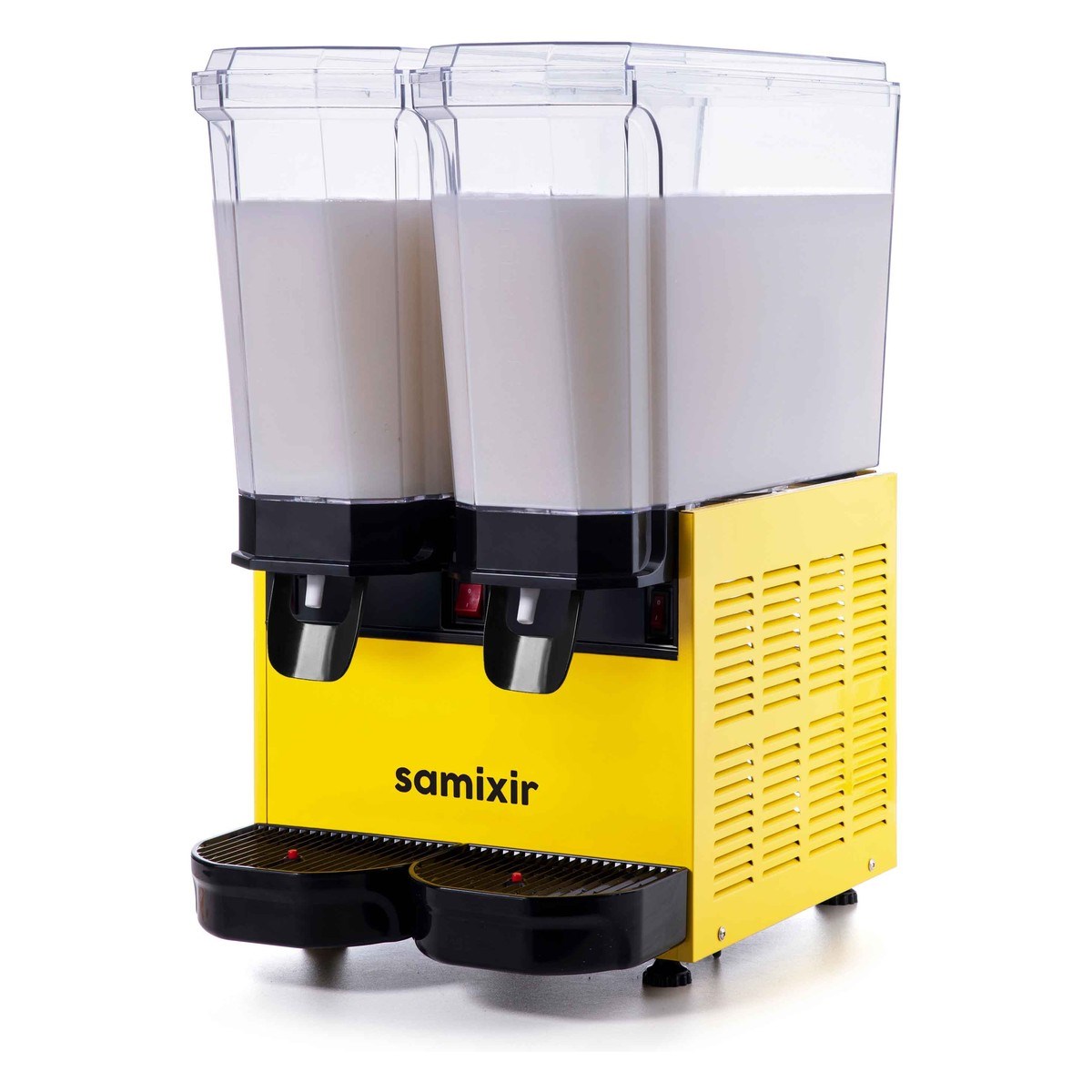Samixir 40.MMY Klasik Twin Karıştırıcılı Soğuk İçecek Dispenseri, 20+20 Lt, Sarı-LİMONATA&ŞERBET&MEYVE SUYU SOĞUTUCULARI - Demasan
