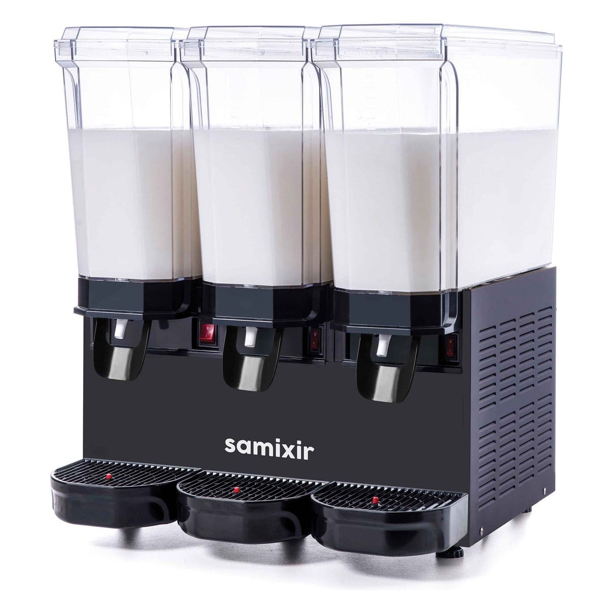 Samixir 60.MMMB Klasik Triple Karıştırıcılı Soğuk İçecek Dispenseri, 20+20+20 Lt, Siyah-LİMONATA&ŞERBET&MEYVE SUYU SOĞUTUCULARI - Demasan
