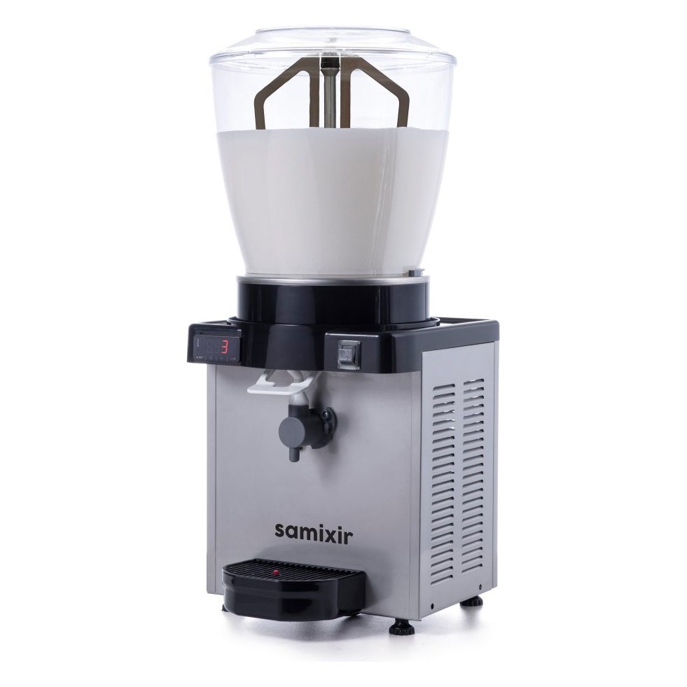 Samixir KAM22.DI Panoramik Köpüklü Ayran Makinesi, Dijital, 22 Lt, Inox-YAYIK AYRAN MAKİNALARI  - Demasan
