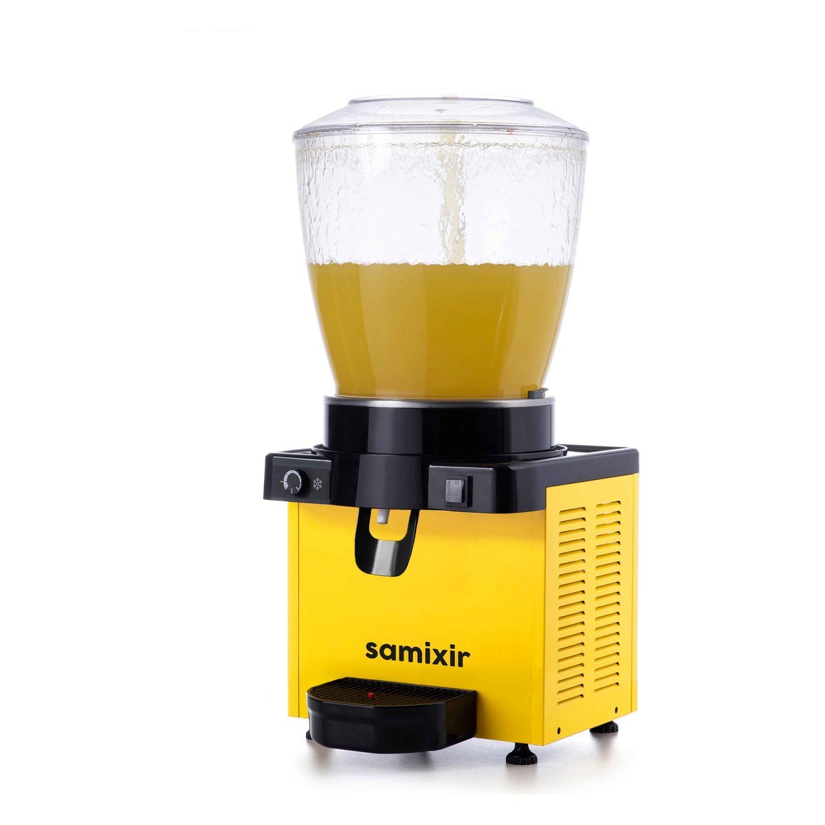 Samixir S22.AY Panoramik Fıskiyeli Soğuk İçecek Dispenseri, Analog, 22 Lt, Sarı-LİMONATA&ŞERBET&MEYVE SUYU SOĞUTUCULARI - Demasan
