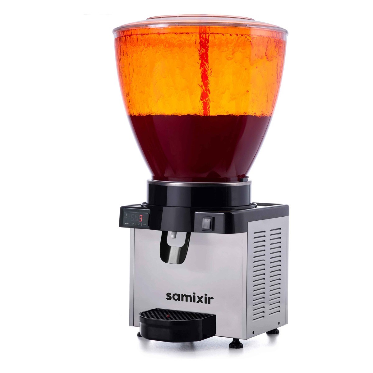 Samixir S40.DI Panoramik Fıskiyeli Soğuk İçecek Dispenseri, Dijital, 40 Lt, Inox-LİMONATA&ŞERBET&MEYVE SUYU SOĞUTUCULARI - Demasan
