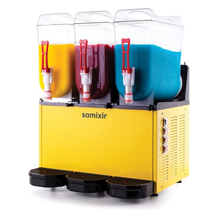 Samixir SLUSH36.Y Slush Granita Makinesi, 12+12+12 Lt, Sarı-SLUSH / GRANİTA MAKİNALARI - Demasan
