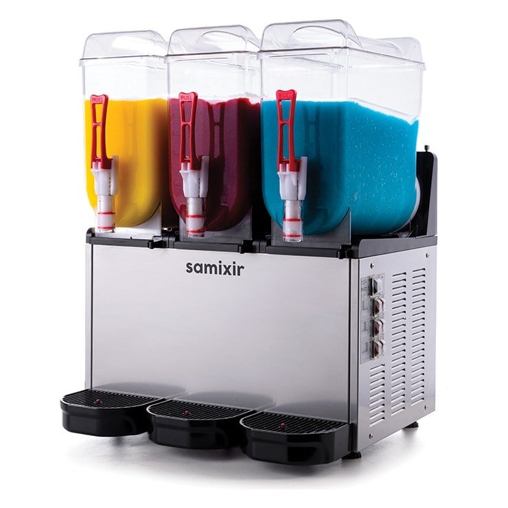 Samixir SLUSH36.I Slush Granita Makinesi, 12+12+12 Lt, Inox-SLUSH / GRANİTA MAKİNALARI - Demasan
