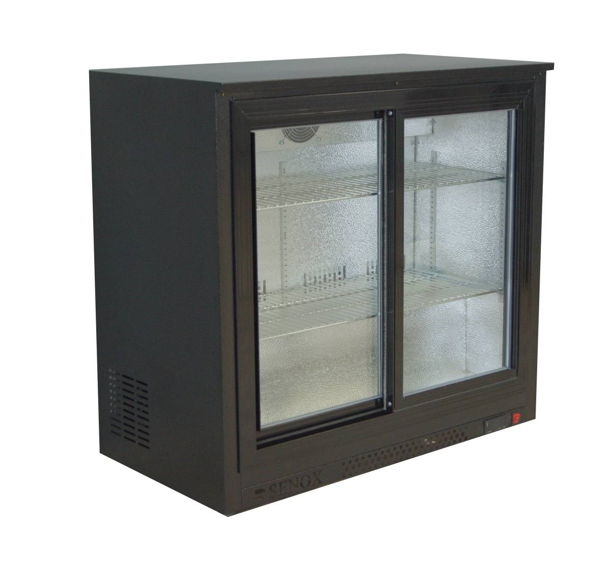 Şenox BBCS-250 İki Sürgü Kapılı Bar Altı Şişe Soğutucu (Boyalı)