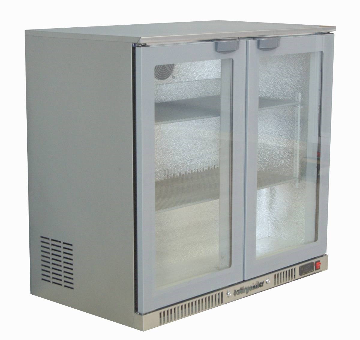 Şenox SBCS-250 İki Sürgü Kapılı Bar Altı Şişe Soğutucu (Krom)