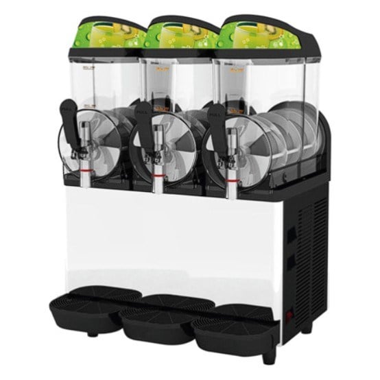 Şenox SLS 03 Slush Makinesi, 3 x 12 Litre, Üç Hazneli-SLUSH / GRANİTA MAKİNALARI - Demasan
