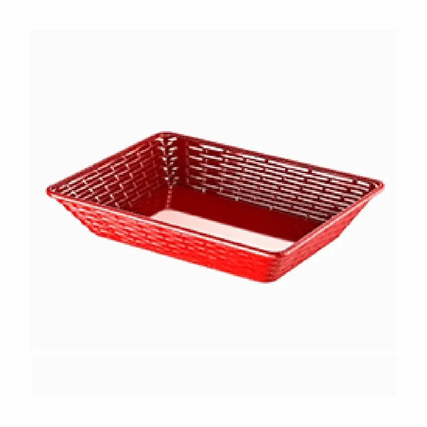 Thermoset Accessories Hena - Ekmeklik 28 x 20 cm - Kırmızı-Sunum Tabakları ve Kaseler - Demasan
