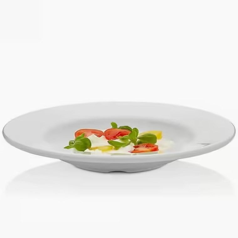 Thermoset Classic Çukur Tabak Ø 23 cm - Porselen Beyazı-Kırılmaz Tabaklar - Demasan
