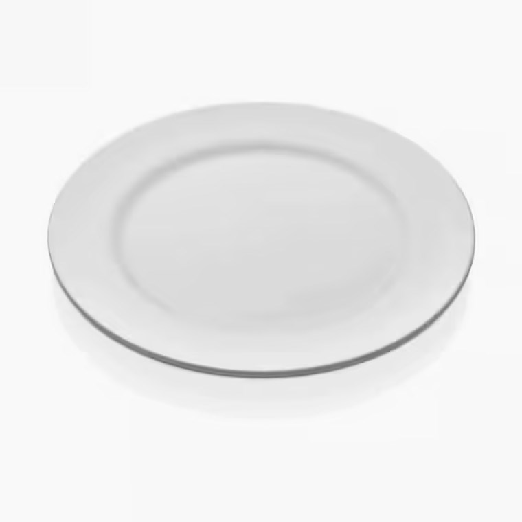 Thermoset Classic Tabak Ø 25 cm - Porselen Beyazı-Kırılmaz Tabaklar - Demasan
