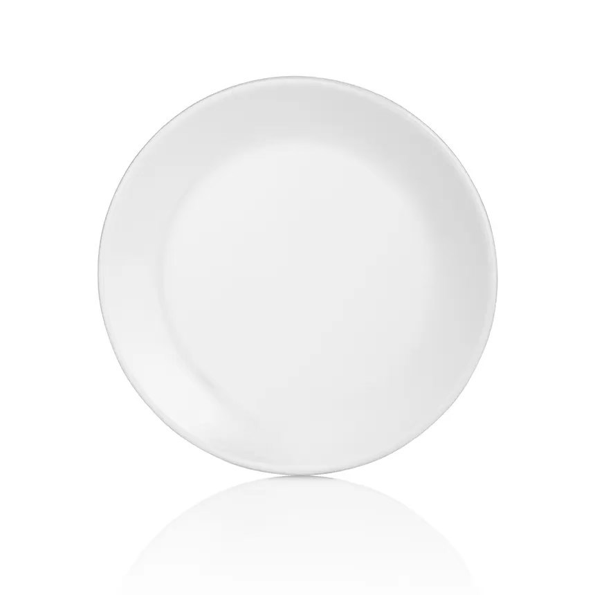 Thermoset Diamond Tabak Ø 20 cm - Porselen Beyazı-Kırılmaz Tabaklar - Demasan
