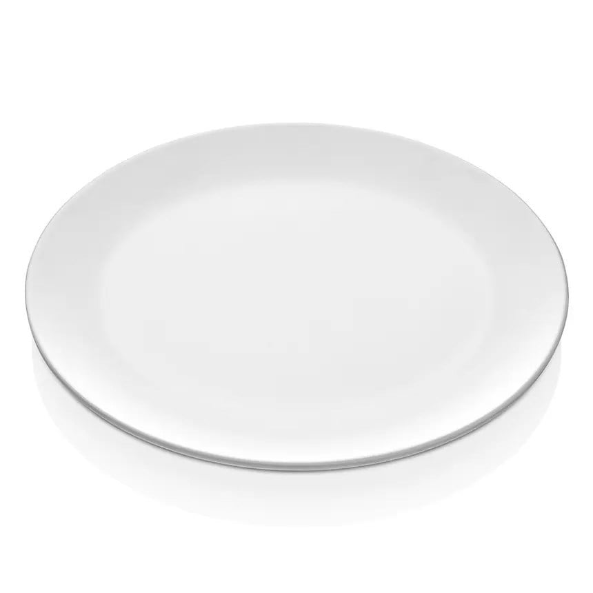 Thermoset Diamond Tabak Ø 28 cm - Porselen Beyazı-Kırılmaz Tabaklar - Demasan
