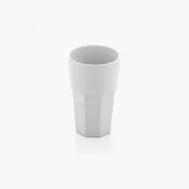 Thermoset Drinkware Bardak Ø 7,5 cm 300 ml - Porselen Beyazı-Kırılmaz Bardaklar - Demasan

