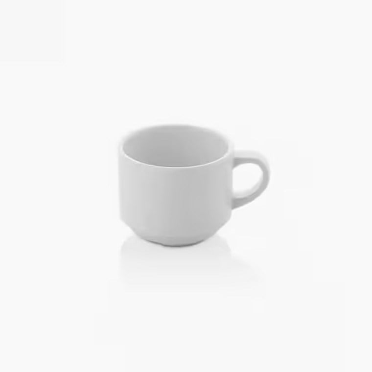 Thermoset Drinkware Fincan Ø 7,5 cm 170 ml - Porselen Beyazı-Kırılmaz Fincan ve Kupalar - Demasan
