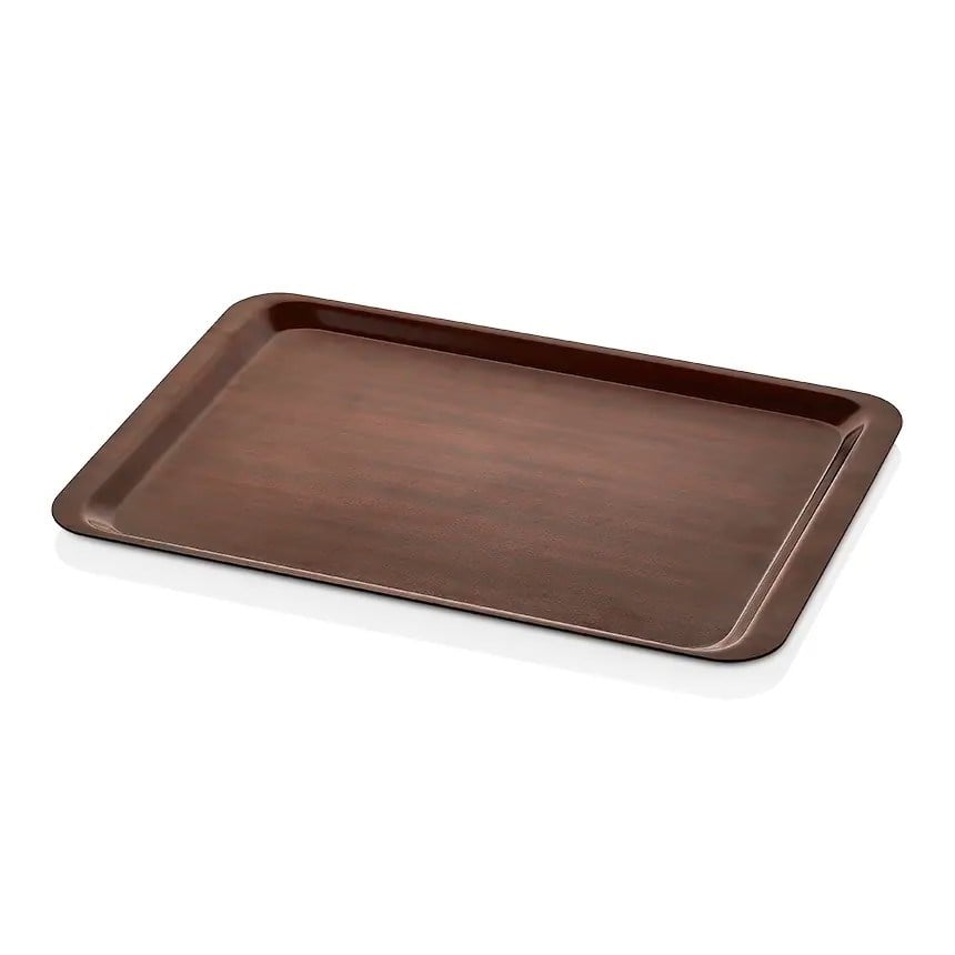 Thermoset Lamine Dikdörtgen Tepsi Maun EN.1/1 - 37 x 53 cm-Kırılmaz Sürahi ve Tepsiler - Demasan
