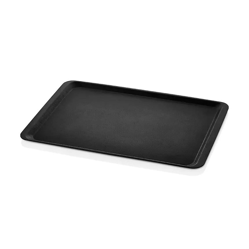 Thermoset Lamine Kaymaz Dikdörtgen Tepsi 43 x 61 cm - Siyah-Kırılmaz Sürahi ve Tepsiler - Demasan
