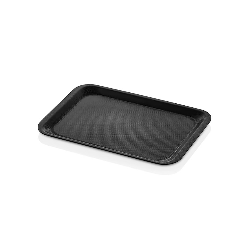 Thermoset Lamine Kaymaz Dikdörtgen Tepsi 24 x 34 cm - Siyah-Kırılmaz Sürahi ve Tepsiler - Demasan
