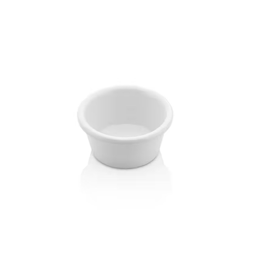 Thermoset Plain Ramekin Ø 5,8 cm 30 ml - Porselen Beyazı-Sosluk, Reçellik ve Şişeler - Demasan
