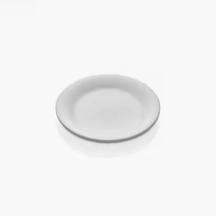 Thermoset Soft Tabak Ø 14 cm - Porselen Beyazı-Kırılmaz Tabaklar - Demasan
