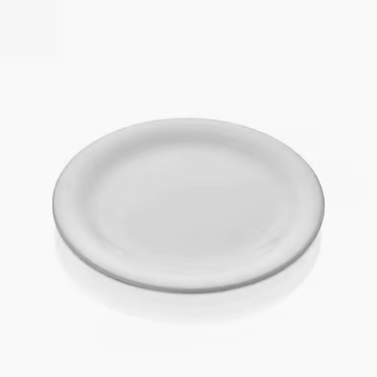 Thermoset Soft Tabak Ø 21 cm - Porselen Beyazı-Kırılmaz Tabaklar - Demasan
