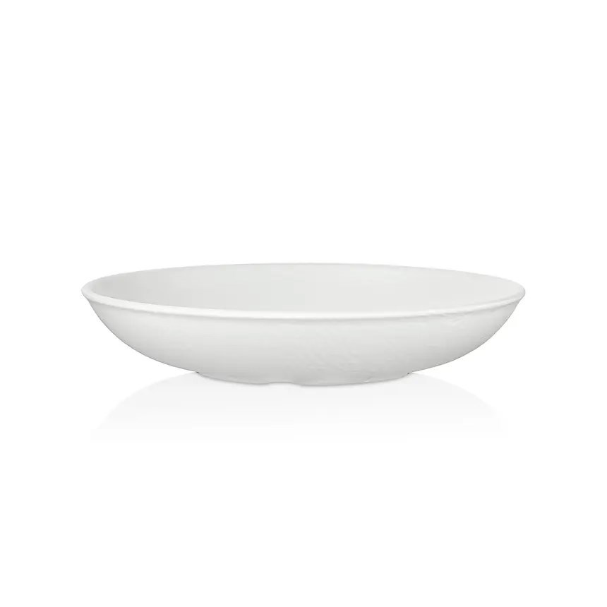 Thermoset Tilda Matt Çukur Tabak Ø 23 cm 1.000 ml - Krem Beyazı-Kırılmaz Tabaklar - Demasan
