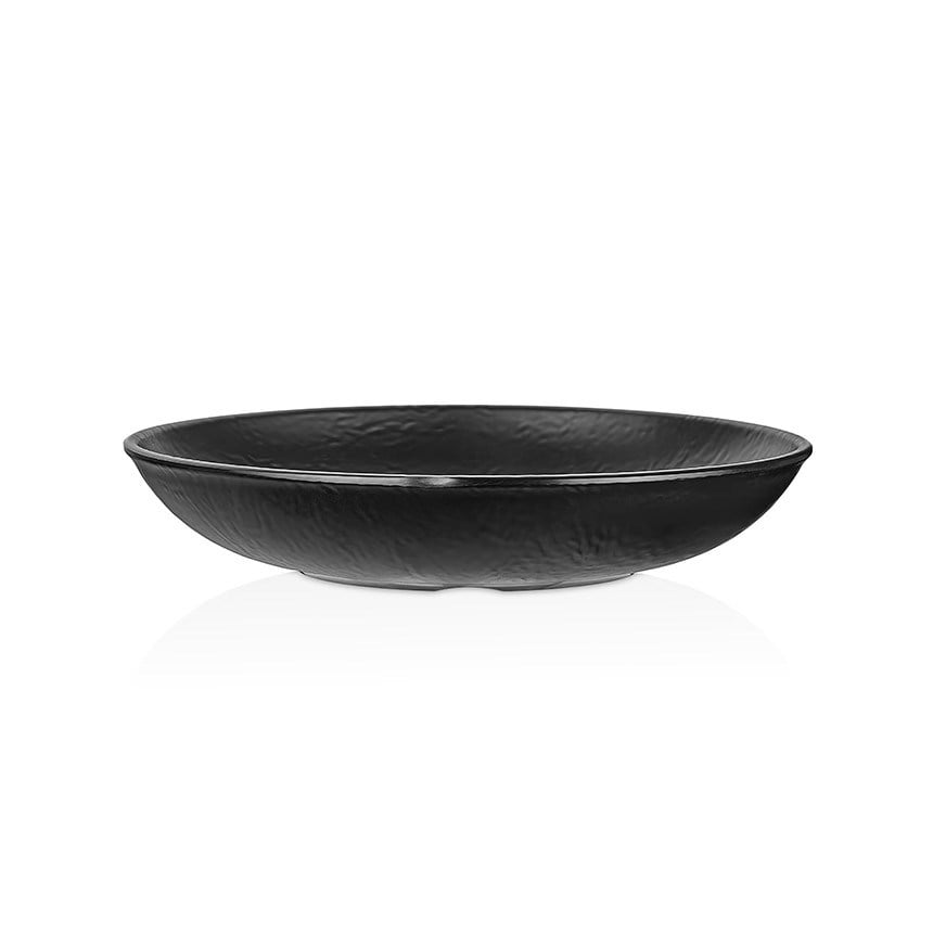 Thermoset Tilda Matt Çukur Tabak Ø 23 cm 1.000 ml - Siyah-Kırılmaz Tabaklar - Demasan
