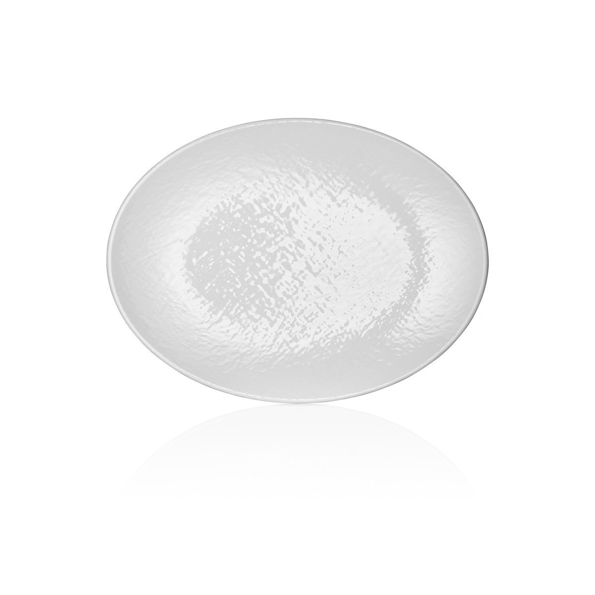 Thermoset Tilda White Oval Servis Tabağı 39 x 29 cm - Krem Beyazı-Sunum Tabakları ve Kaseler - Demasan
