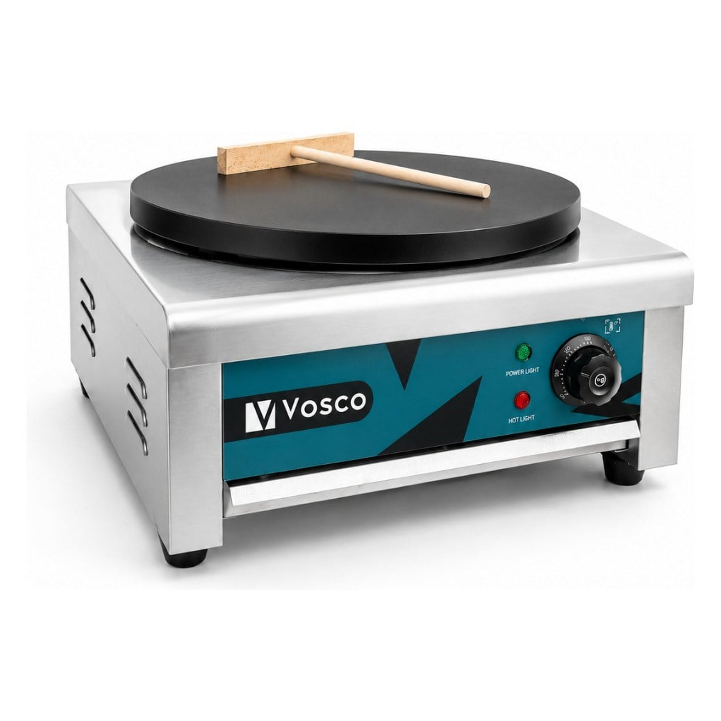 Vosco VAS-CME01 Tek Gözlü Elektrikli Krep Makinesi-KREP PİŞİRİCİLER - Demasan
