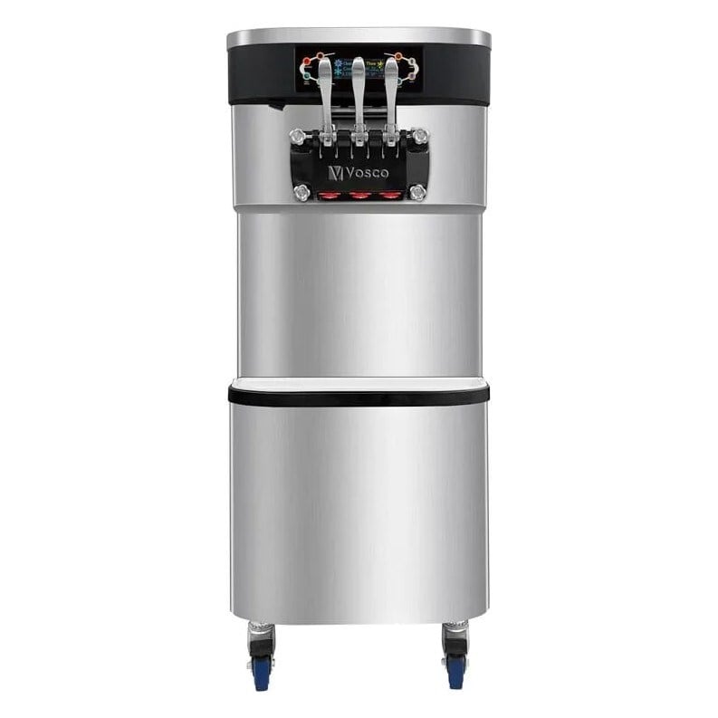 Vosco VBT-32F Pro 3 Kollu Soft Dondurma Makinesi-SOFT DONDURMA MAKİNELERİ  - Demasan
