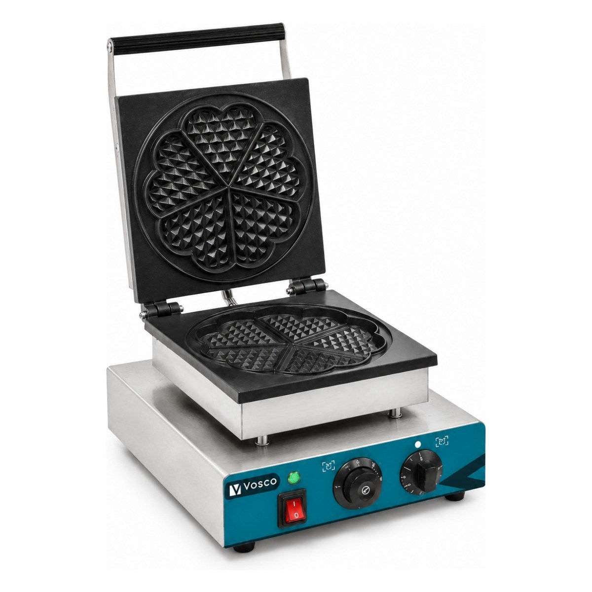 Vosco VHF-F4 Tekli Çiçek Model Waffle Makinesi-WAFFLE PİŞİRİCİLER - Demasan
