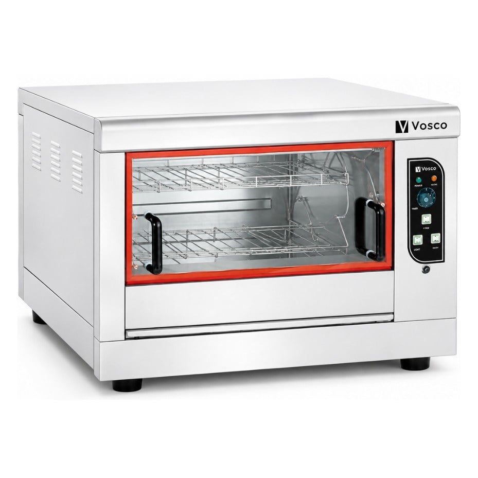 Vosco VS-ER268 Elektrikli Piliç Çevirme Fırını-Chicken Rotisseries and Horizantal Kebab Machine - Demasan
