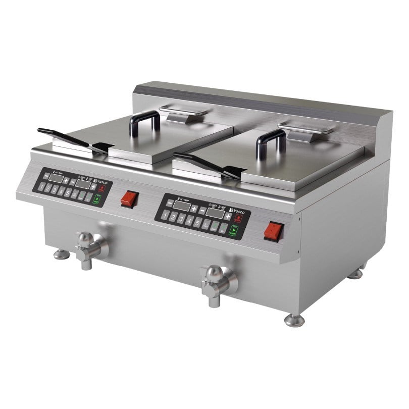 Vosco VSL-FRT2C12B 24 Litre Endüstriyel Fritöz-ELEKTRİKLİ FRİTÖZLER - Demasan
