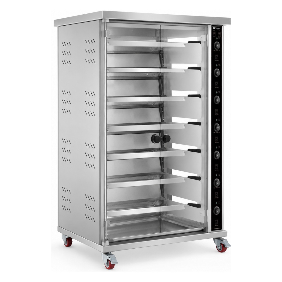 Vosco VWJG-7P 7 Şişli Elektrikli Piliç Çevirme Fırını-Chicken Rotisseries and Horizantal Kebab Machine - Demasan
