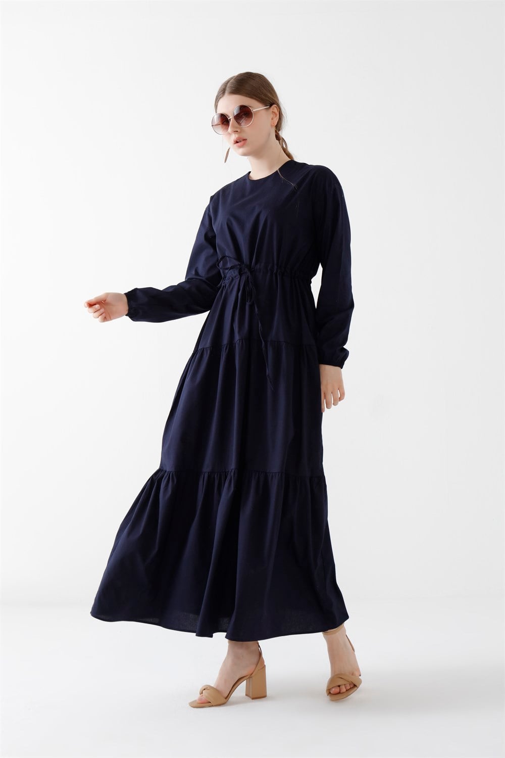 Fresh Lacivert Elbise