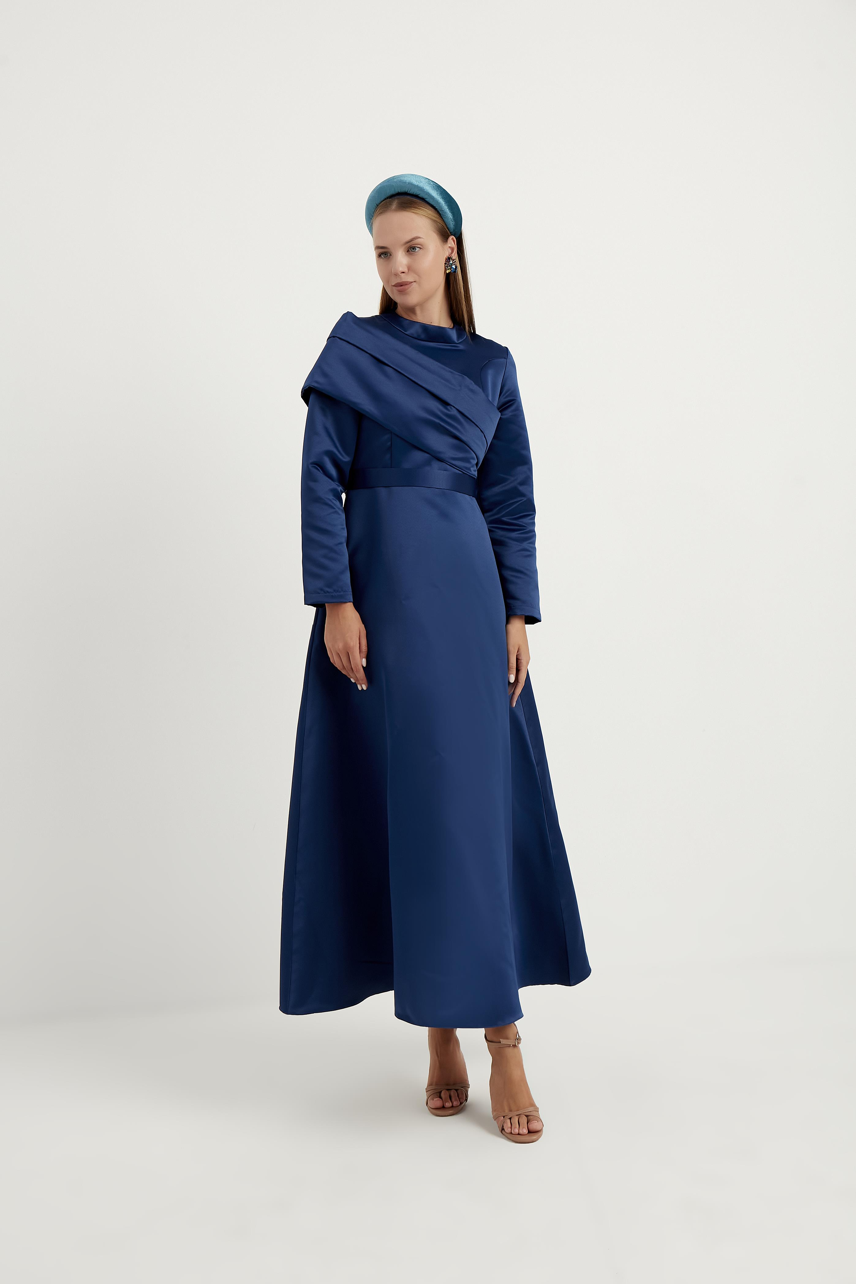 Zarif Abiye Lacivert