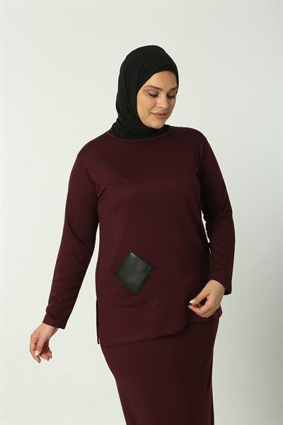 Etekli Takım Bordo