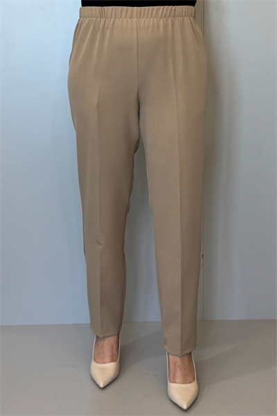  Duble Kumaş Pantolon Vizon