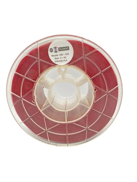 Kırmızı Eco Strong Pla Filament 0.5Kg.