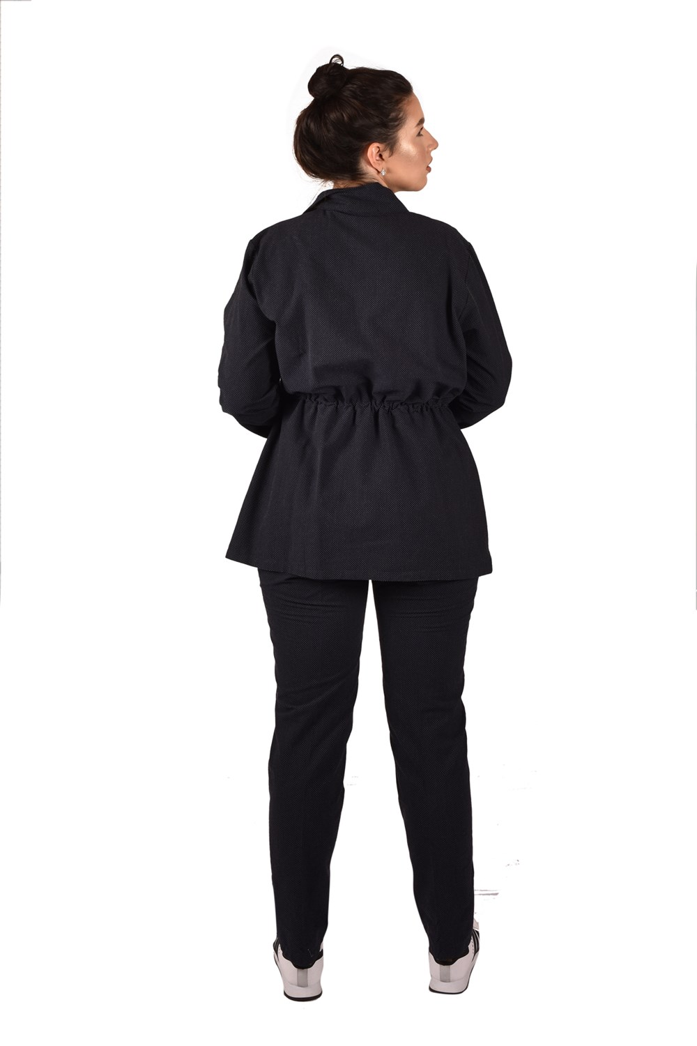Ultimod Siyah Ceket Pantolon Büyük Beden Kadın İkili Takım ULT3251