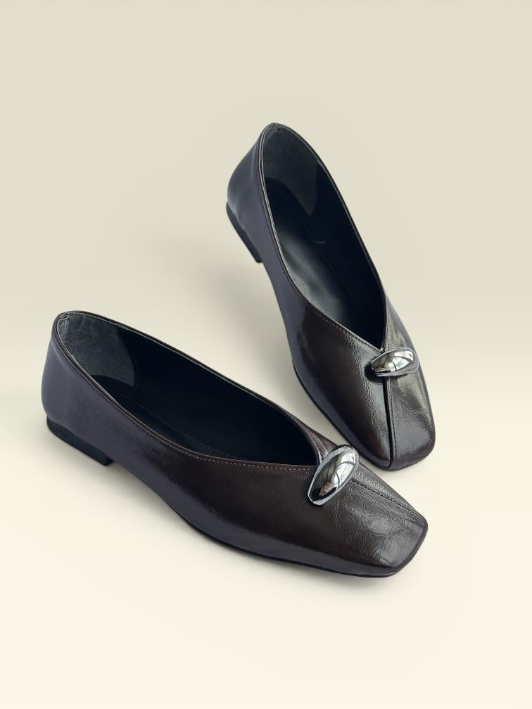 Noya Acı Kahve Tokalı Babet