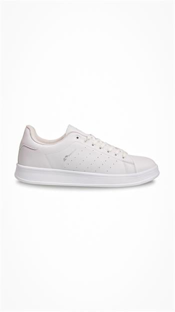 Erkek Bağcıklı Beyaz Sneaker