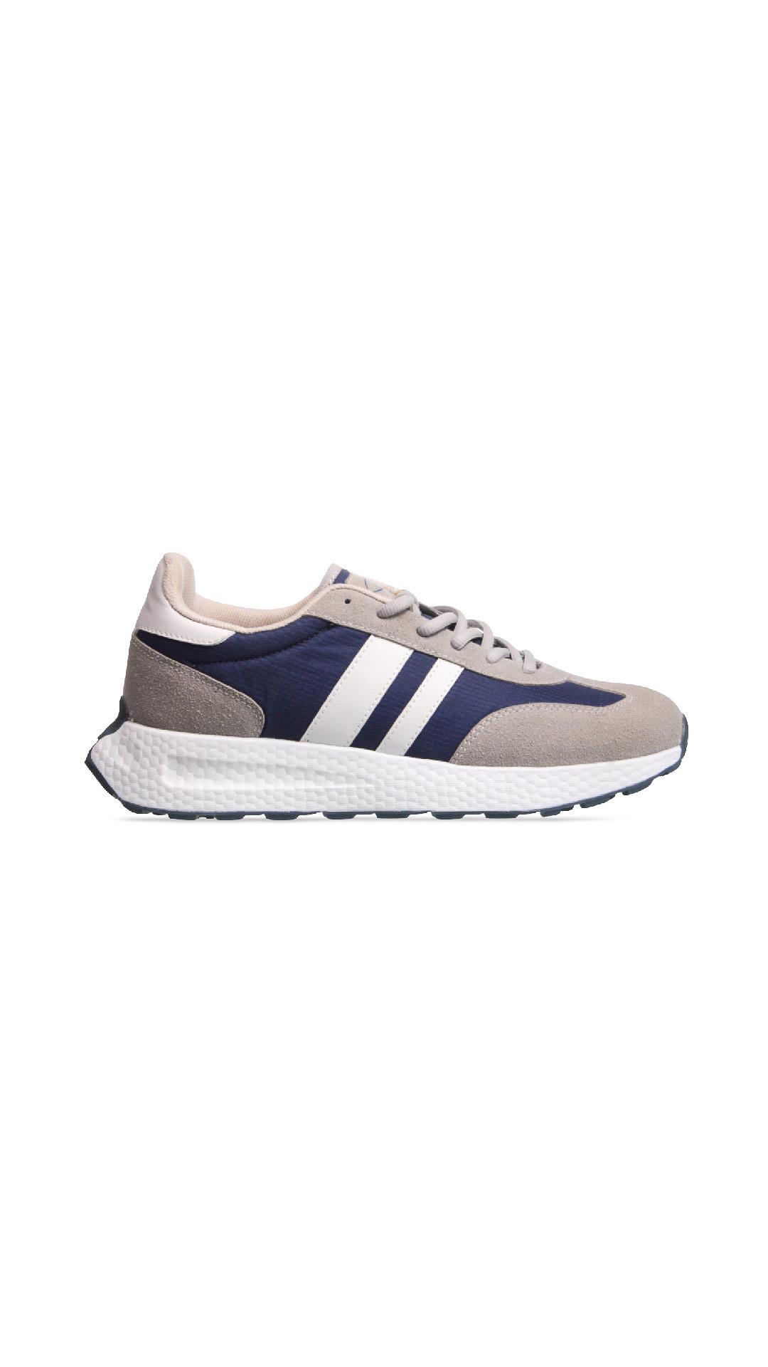 Erkek Bağcıklı Gri-Laci Sneaker