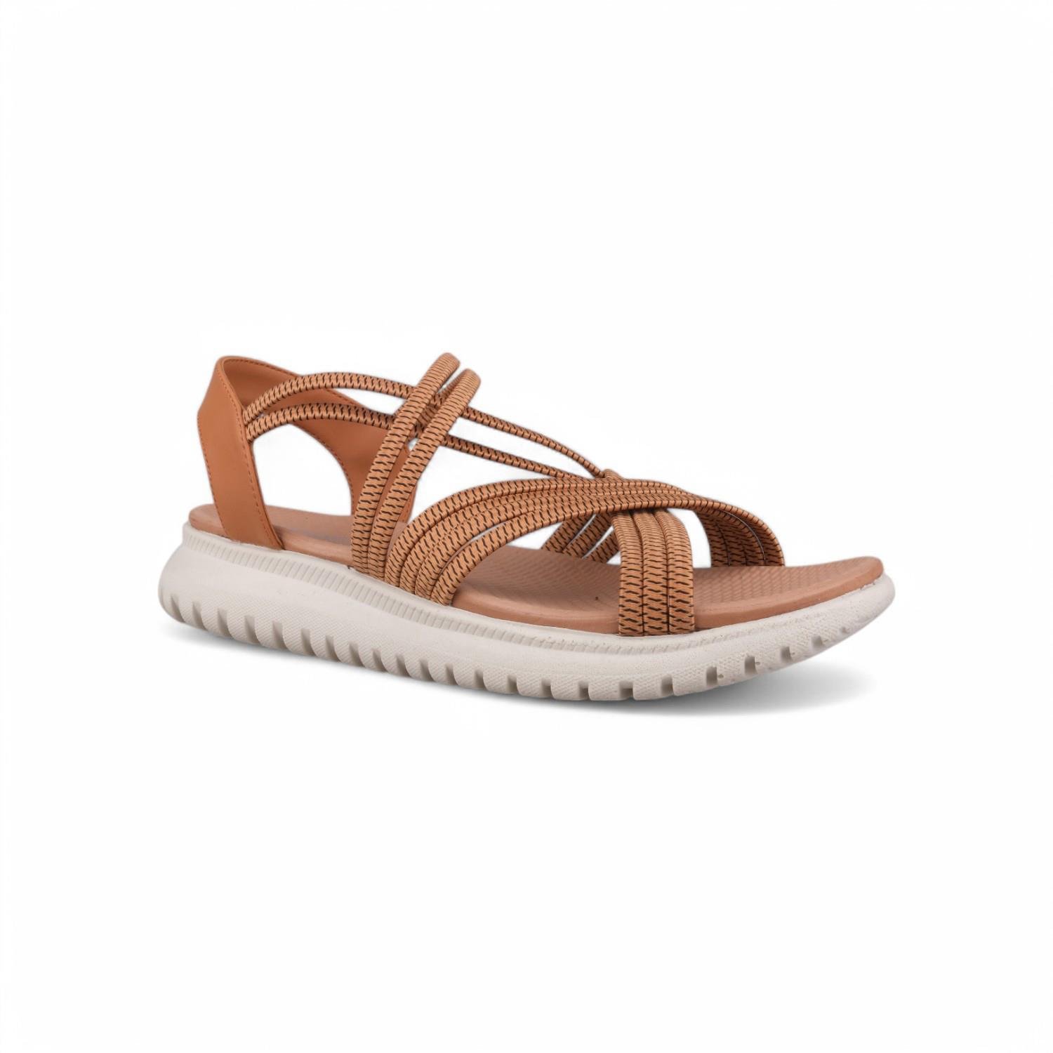 Günlük Sandalet - Taba, Deri