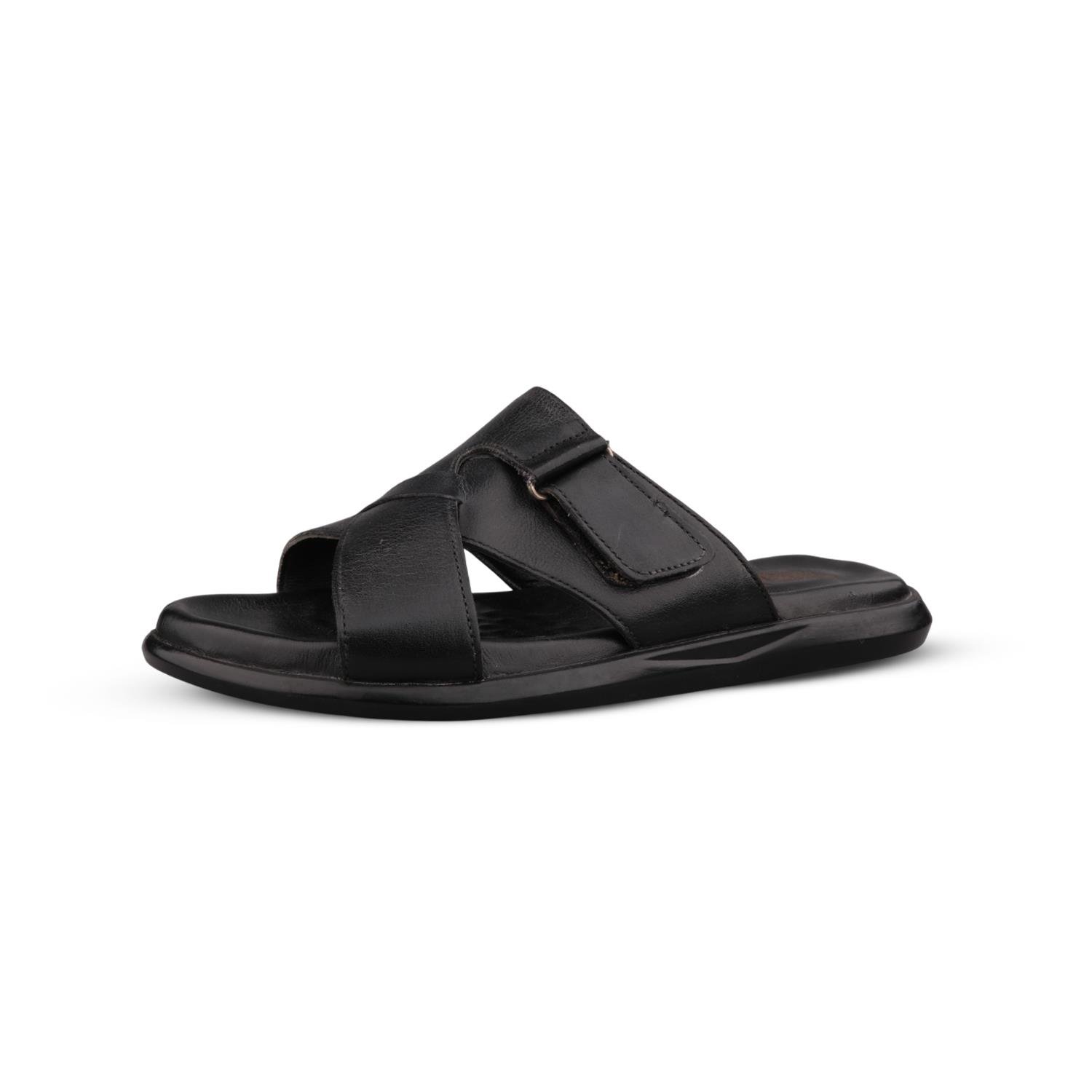 Günlük Terlik - Siyah, Deri