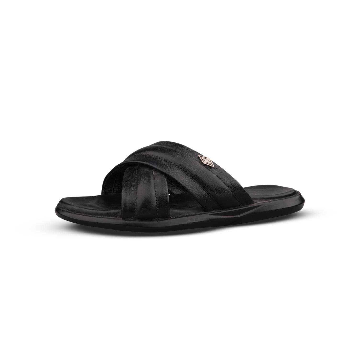 Günlük Terlik - Siyah, Deri