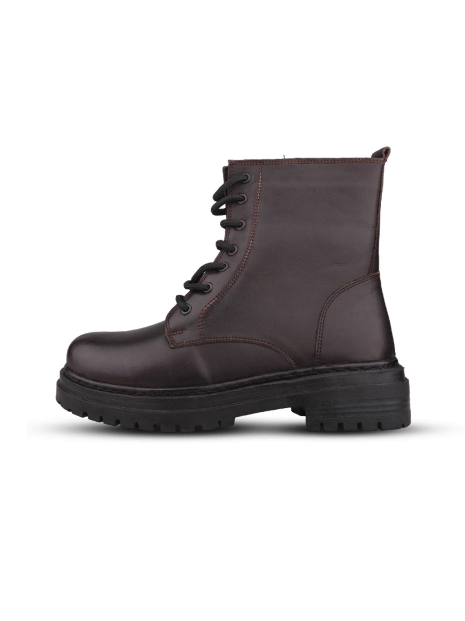 Kadın Günlük Bot - Kahve, Hakiki Deri-242-4584ZN