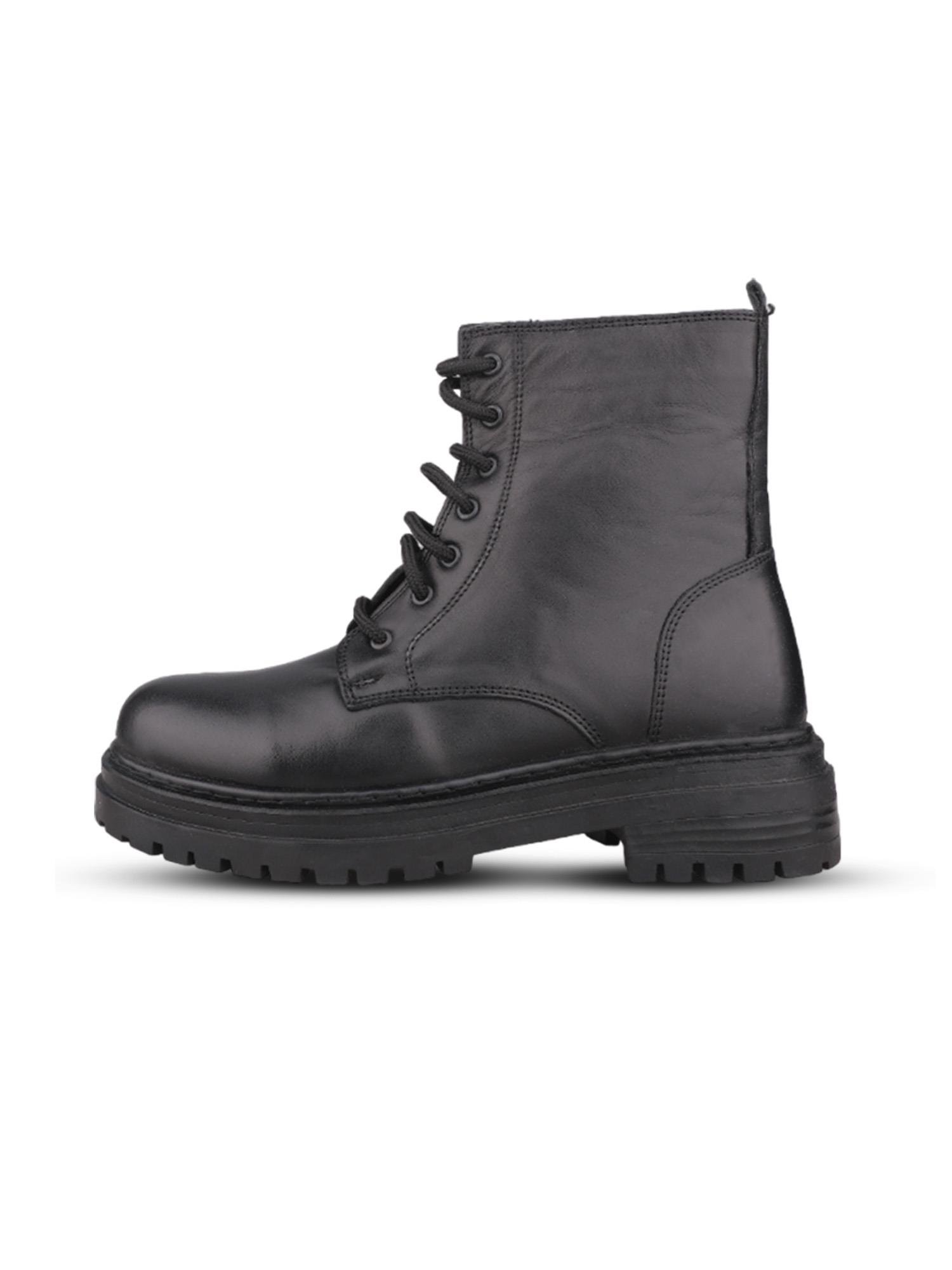 M.P Kadın Günlük Bot - Siyah, Hakiki Deri-242-4584ZN